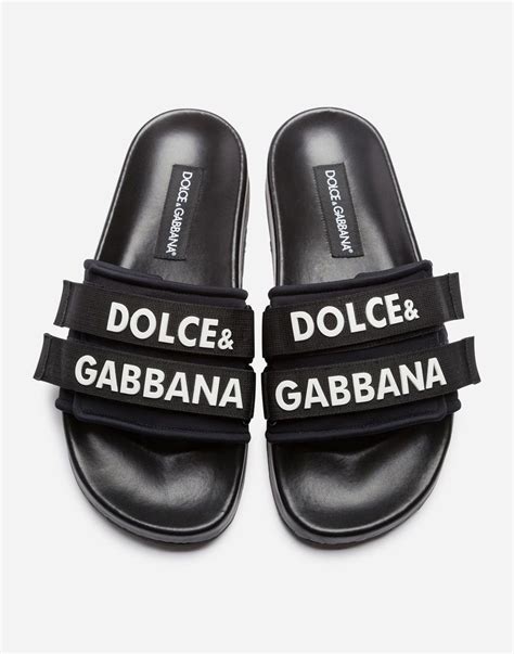 mules dolce gabbana|dolce and gabbana rubber slides.